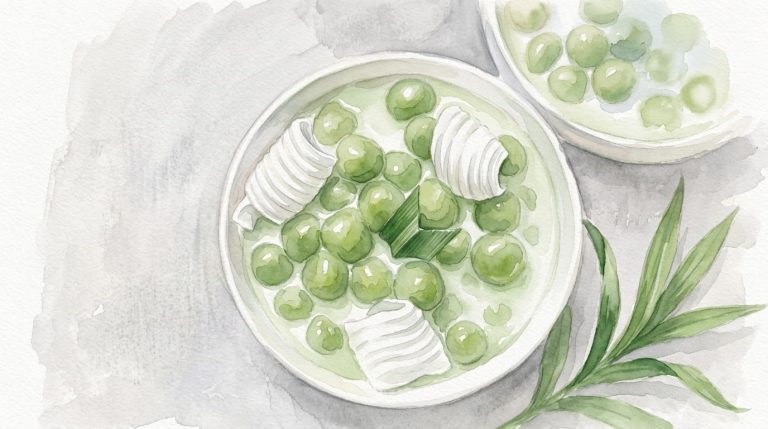 Cách nấu nước cốt dừa chan chè béo ngậy sóng sánh